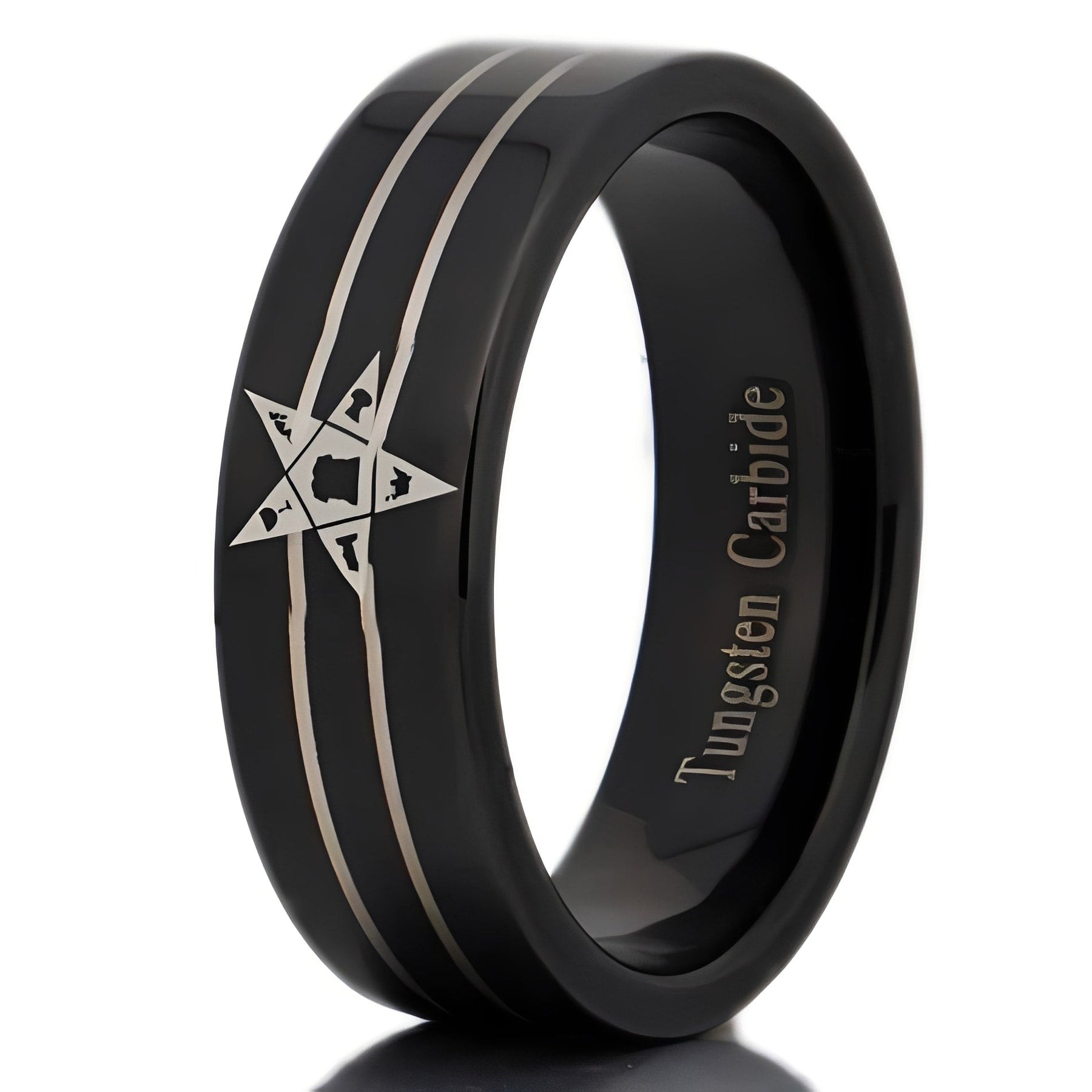 Anillo OES - Tungsteno Negro Personalizable