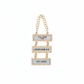Universal Jewel Bars - Gold Plating With Custom Engraving