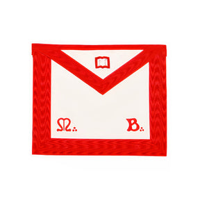 Orator Scottish Rite Apron - Red Moire