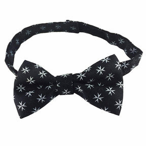 Order of Malta Commandery Bow Tie - Black Silk - Bricks Masons