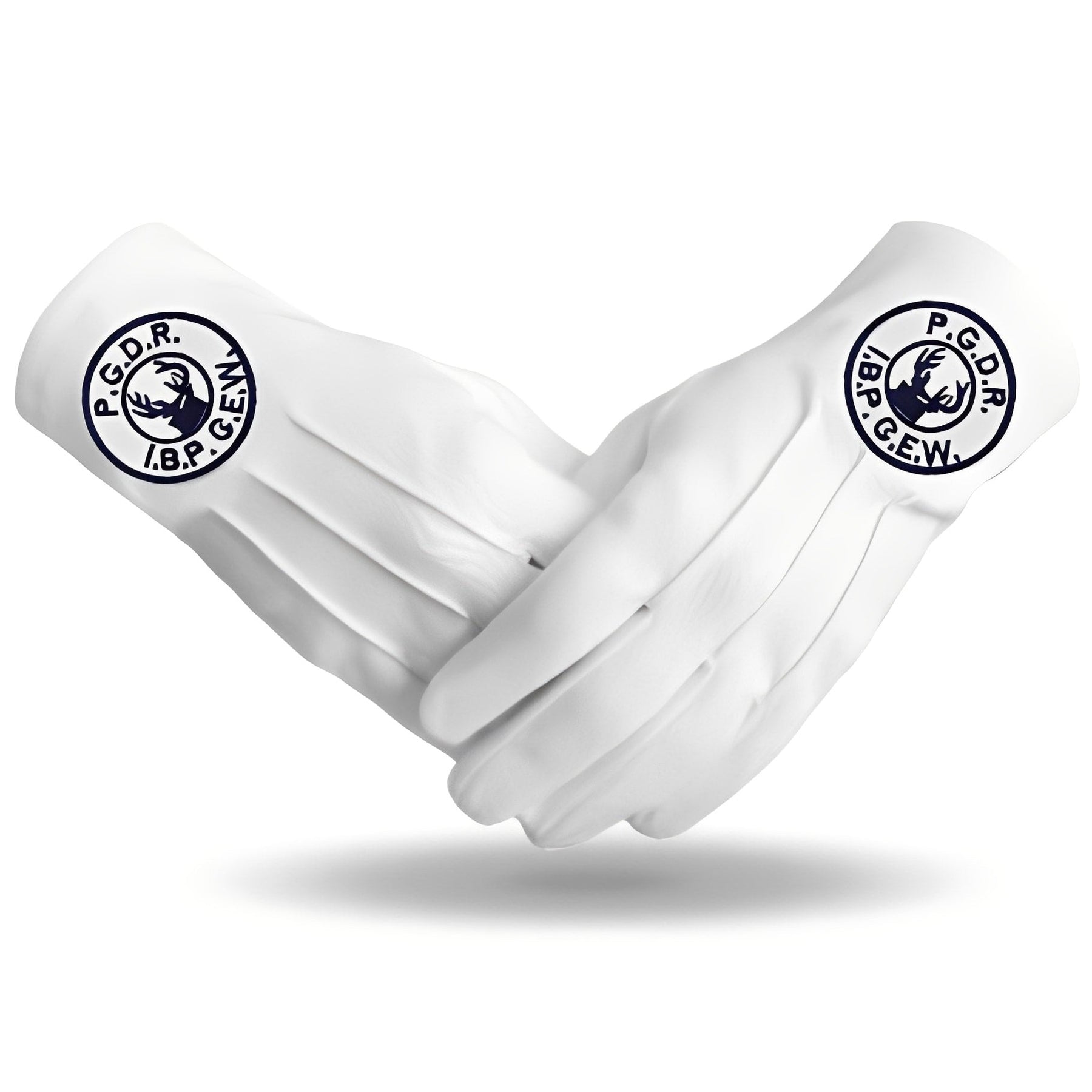 Past Grand Daughter Ruler Elks of the World Gloves - White Cotton