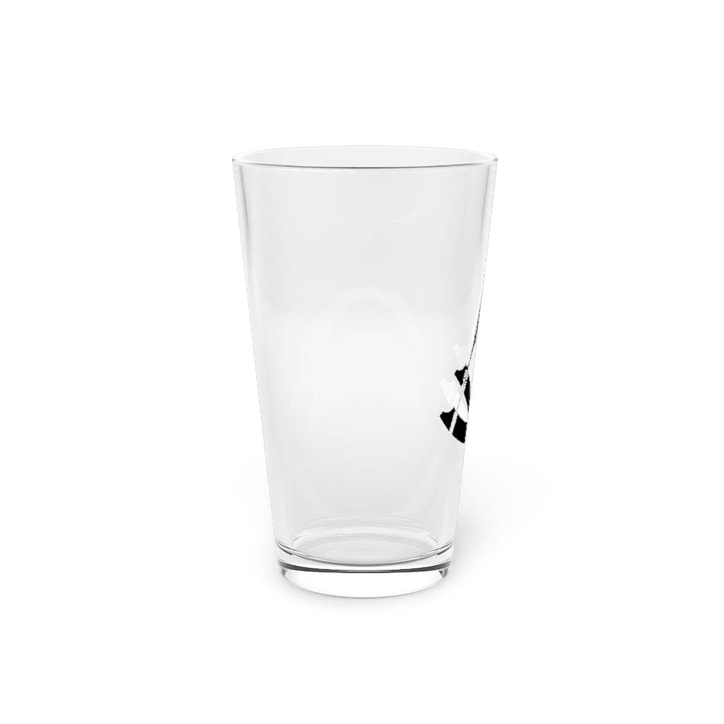 Past Master Blue Lodge Pint Glass - 16oz - Bricks Masons