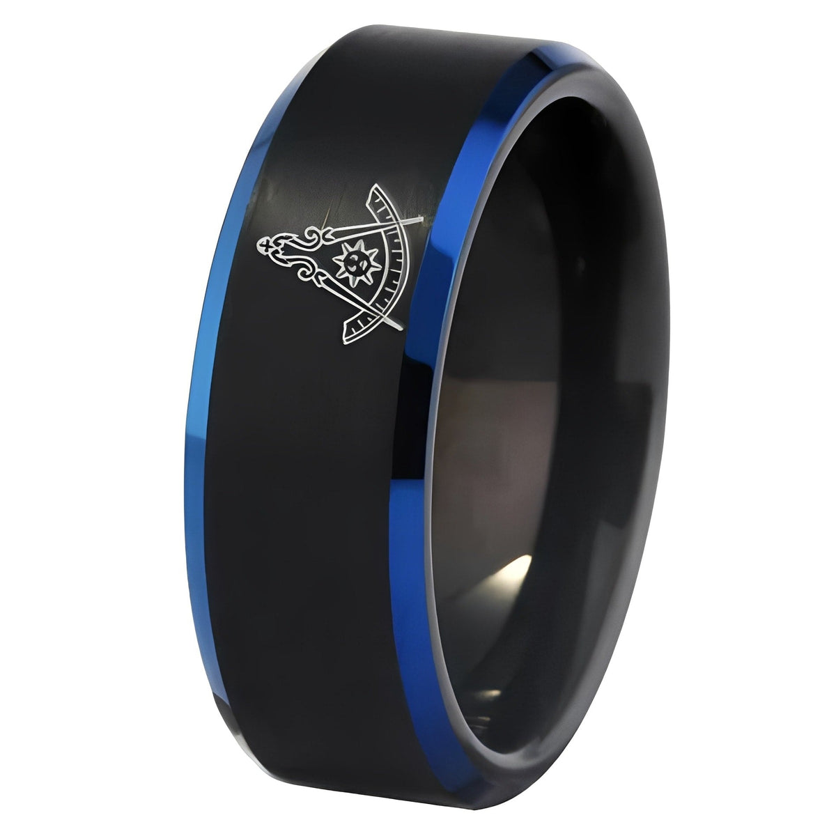 Ring des ehemaligen Meisters der Blue Lodge – Schwarzer Stein