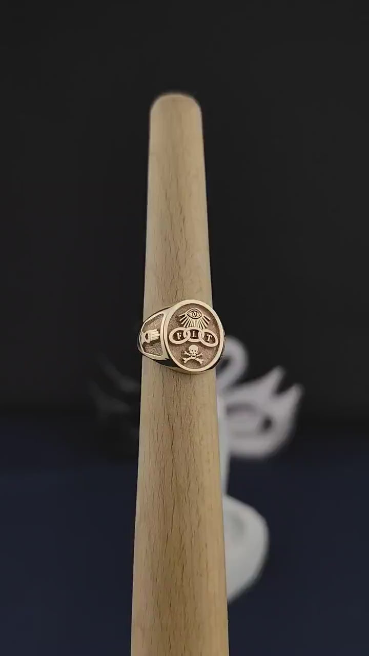 Order of Odd Fellows Ring - Personalized  IOOF Signet