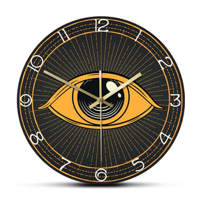 Eye Of Providence Clock - Silent Non Ticking