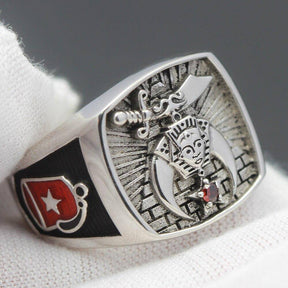 Shriners Ring - Sterling Silver