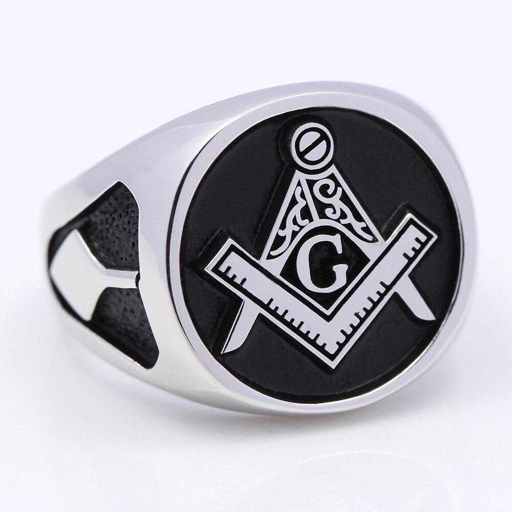 Apprentice Blue Lodge Ring - Entered Sterling Silver