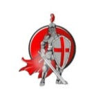 Knights Templar Commandery Lapel Pin - Red Crusader - Bricks Masons
