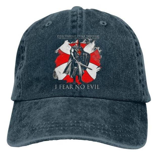 Knights Templar Commandery Baseball Cap - (I FEAR NO EVIL)