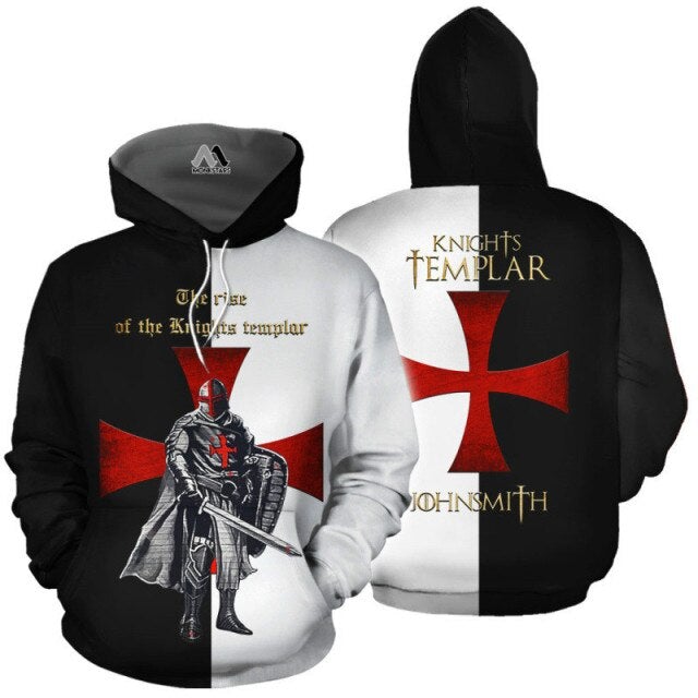Knights Templar Commandery Hoodie - Medieval - Bricks Masons