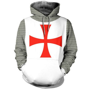 Knights Templar Commandery Hoodie - Medieval - Bricks Masons
