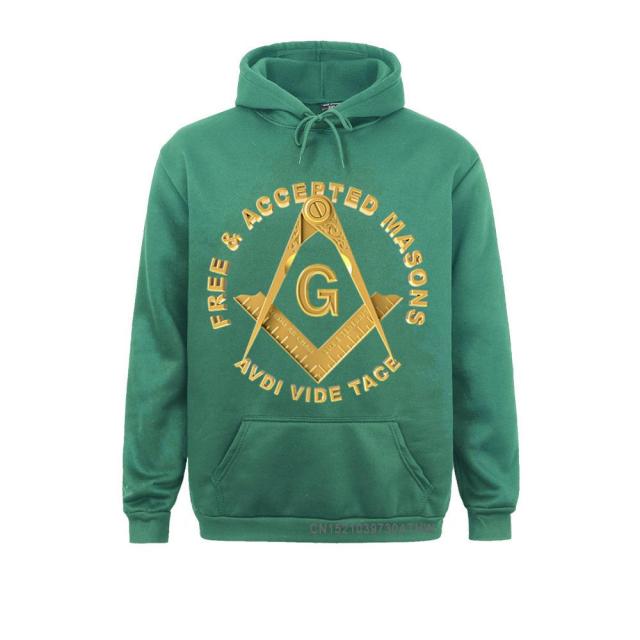 Master Mason Blue Lodge Hoodie - FREE & ACCEPTED MASONS (Multiple Colors)