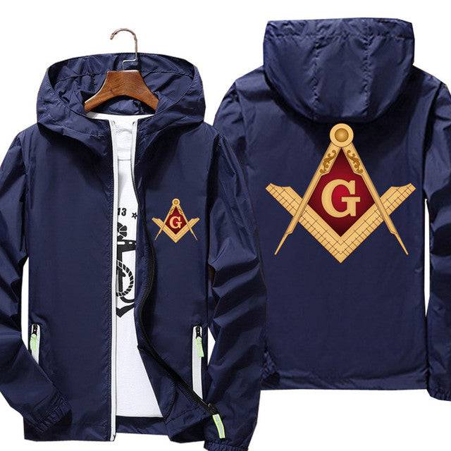 Master Mason Blue Lodge Jacket - Square & Compass G (Multiple Colors)