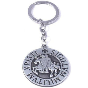 Knights Templar Commandery Keychain - sigillvm militvm xpisti