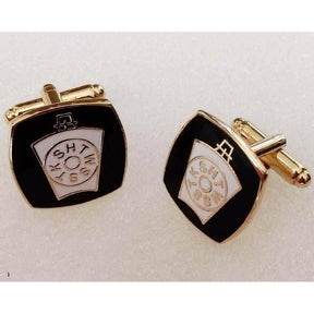 Royal Arch Chapter Cufflink - KSHTWSST Black Gold