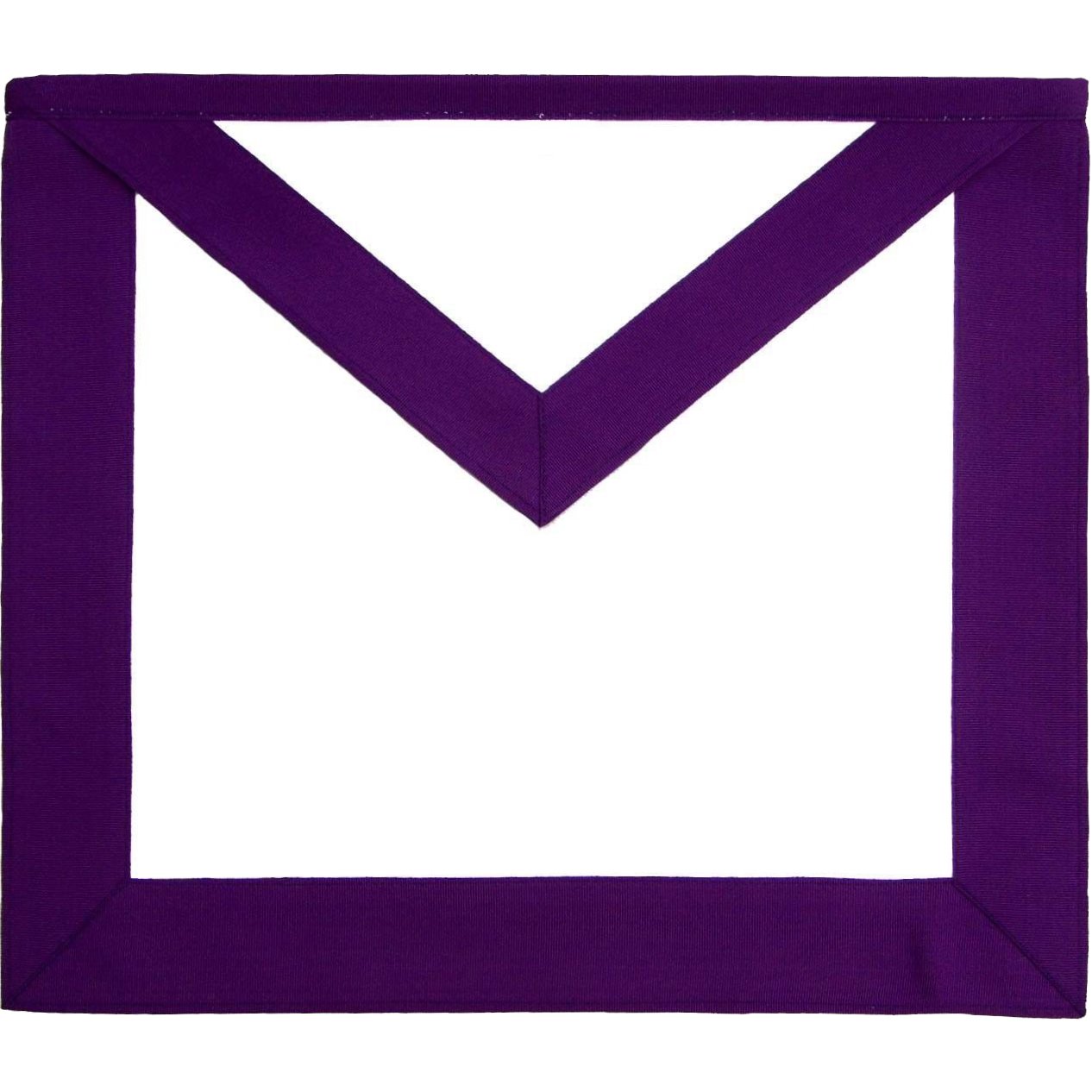 Member Council Apron - Purple & White Grosgrain - Bricks Masons