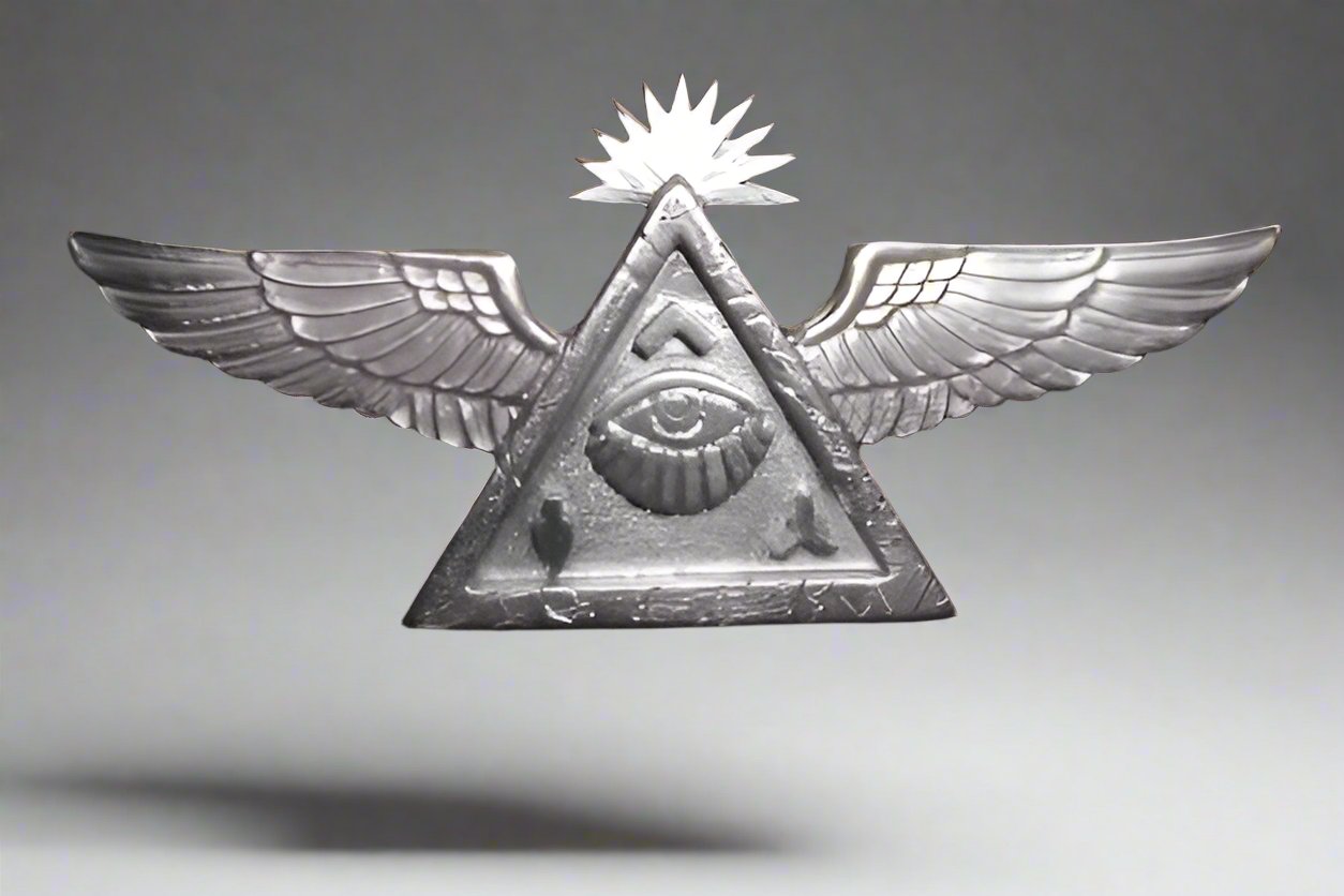 Eye of Providence Pin - All-Seeing Eye & Wings