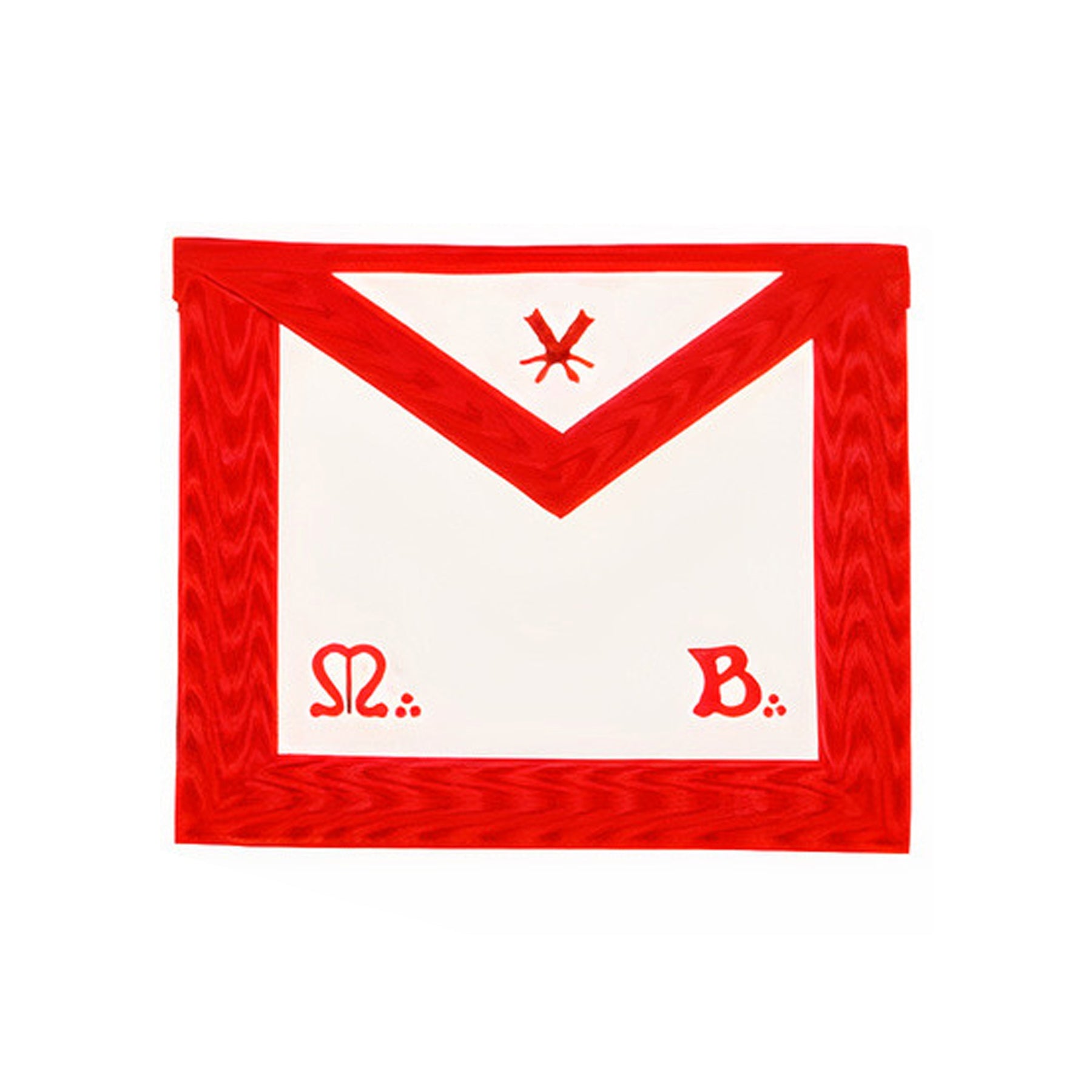 Secretary Scottish Rite Apron - Red Moire