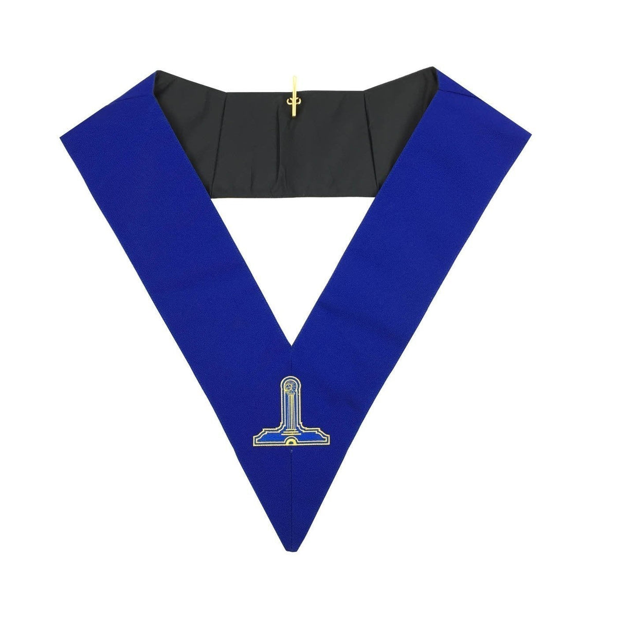 Senior Warden Blue Lodge Collar - Royal Blue