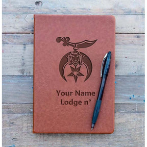 Shriners Journal - Brown Faux Leather