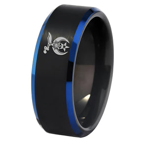 Shriners Ring - Black Stone Color