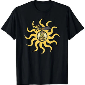 Shriners T-Shirt – Gelbes Sonnendesign