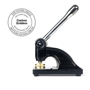Order of the Secret Monitor Seal Press - Long Reach Black Color With Customizable Stamp - Bricks Masons