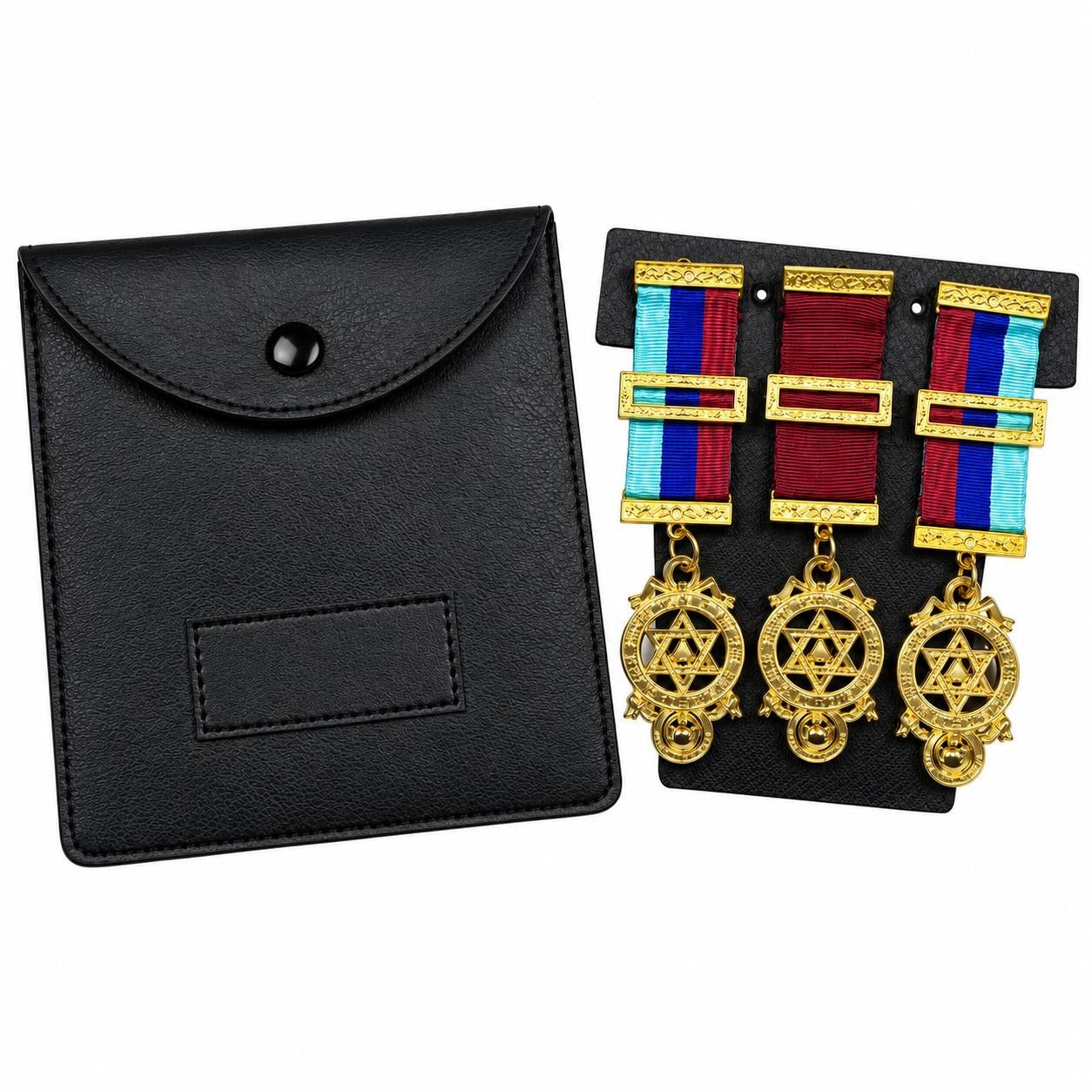 Universal Jewel Case - Medium Black Imitation Leather
