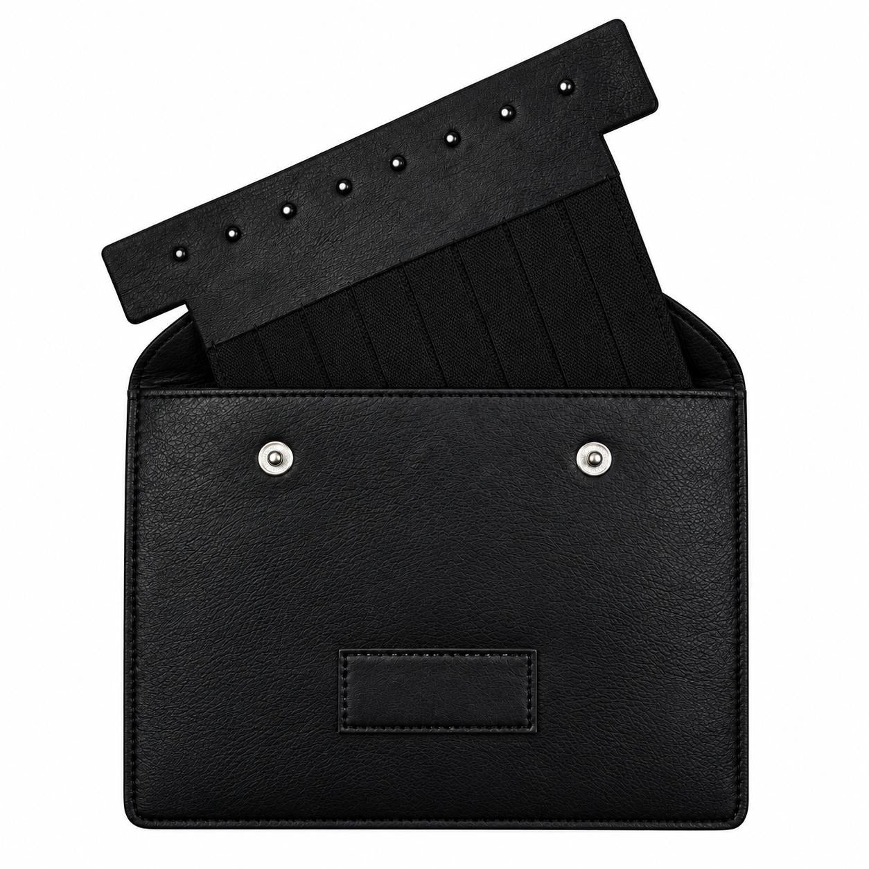Estuche para joyas de la Logia Azul de Maestro Masón - Extra grande, de piel sintética negra