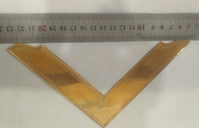 Master Mason Blue Lodge Working Tools Set - Square & Compass Pure Brass Antique Color