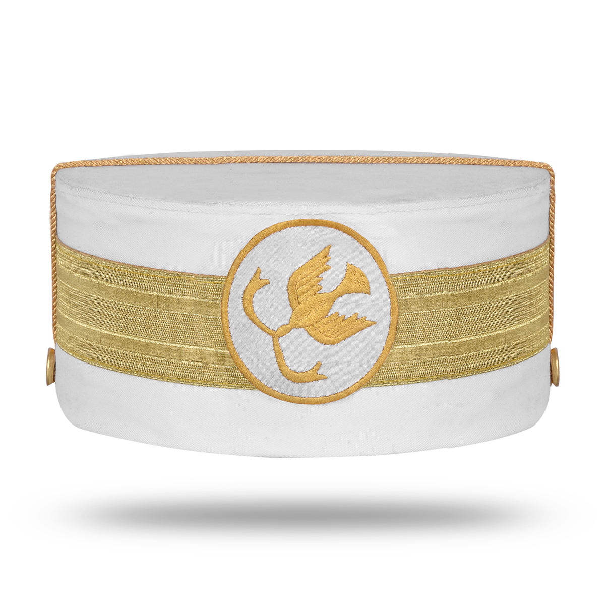 The Order of The Golden Circle Crown Cap - Hand Embroidery Gold Bullio
