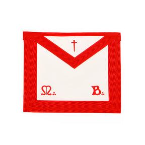 Tyler Scottish Rite Apron - Red Moire