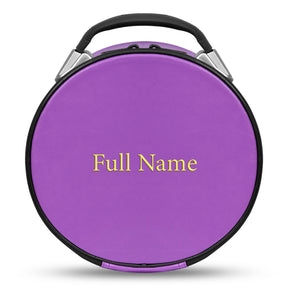 Universal Crown Cap Case - Purple Imitation Leather Customizable