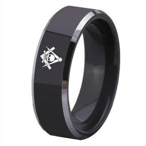 Widows Sons Ring - Black Tungsten Carbide Personalizable