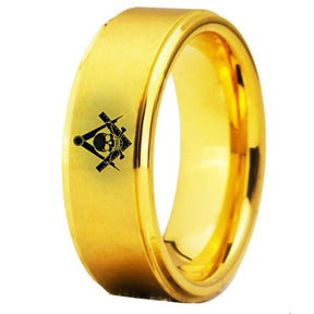 Widows Sons Ring - Gold Tungsten Personalizable