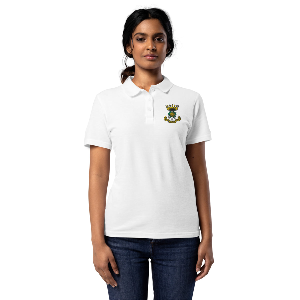 Rose of Seven Seals Polo Shirt - Cotton Embroidery Various Colors