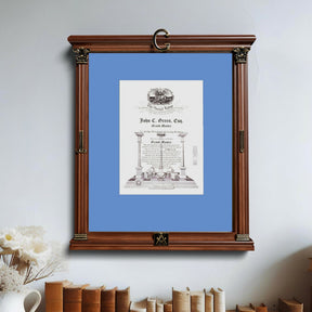 Masonic Certificate Frame - Hardwood With UV Antireflective Glass