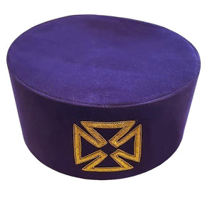 Masonic Knight Templar Purple Grand Prior Cap Hat Crown - Bricks Masons
