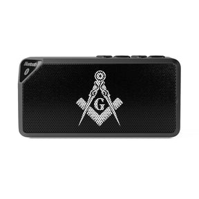 Master Mason Blue Lodge Bluetooth Speaker - Square & Compass G - Bricks Masons
