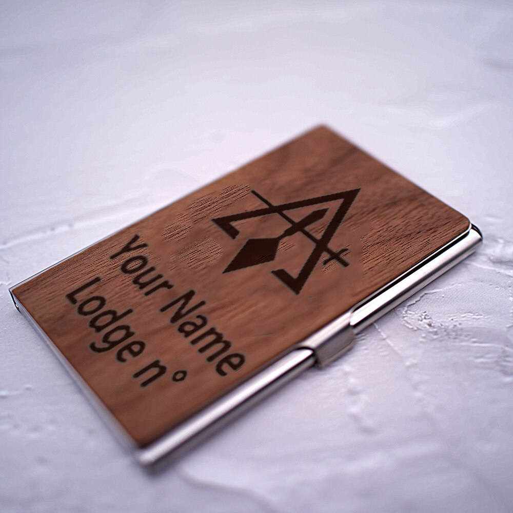 Council Business Card Holder - (RFID Protection) - Bricks Masons