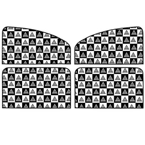 Royal Arch Chapter Windshield Cover - 4 Pieces - Bricks Masons