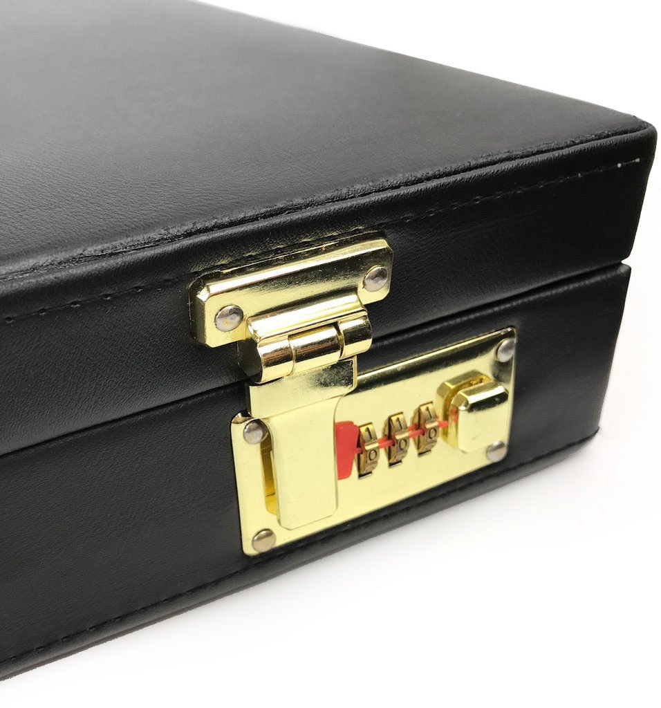 Masonic Apron Case - Black Provincial Hard Briefcase - Bricks Masons
