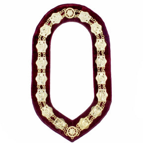 Daughters of Sphinx Chain Collar - Sphinx Head Gold Plated - Bricks Masons