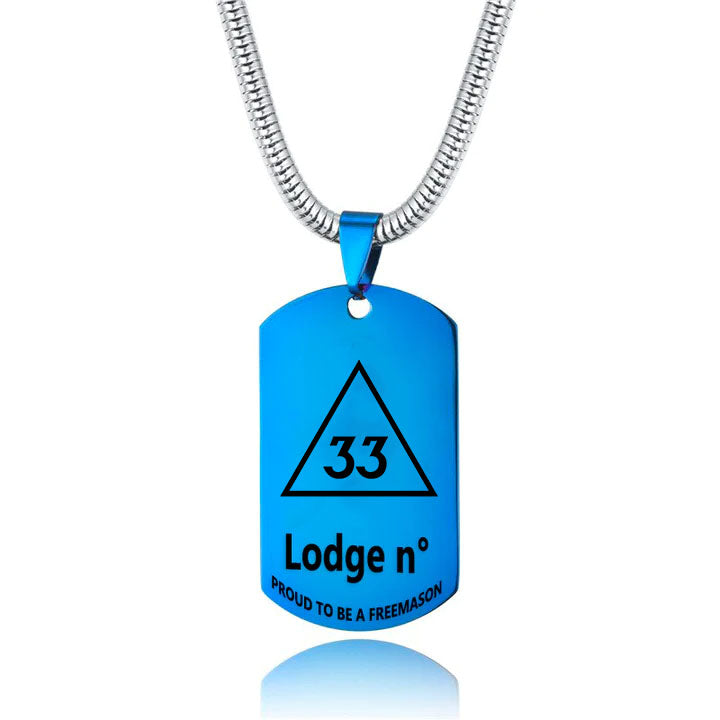 33rd Degree Scottish Rite Necklace - (Various Colors) - Bricks Masons