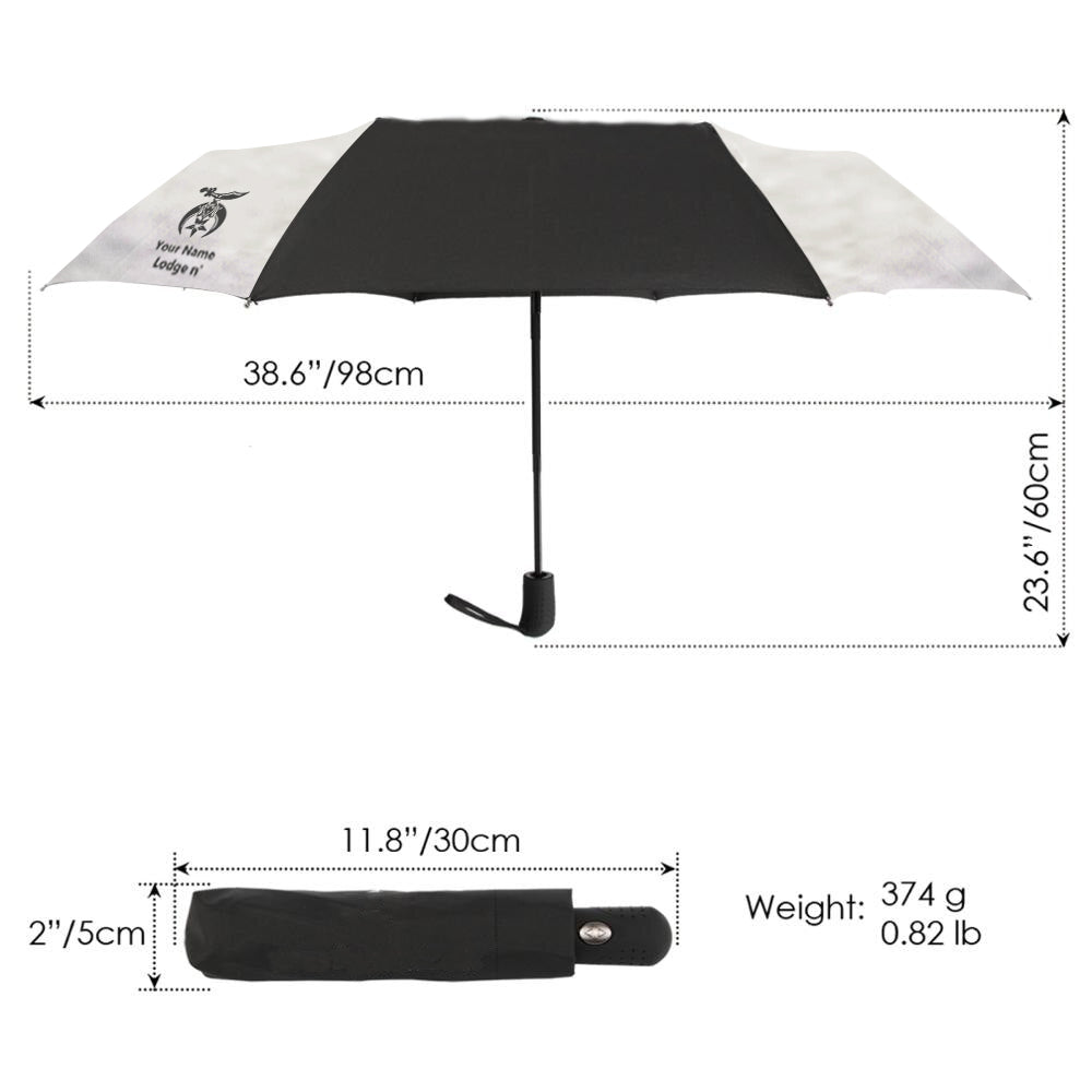 Shriners Umbrella -Three Folding Windproof - Bricks Masons