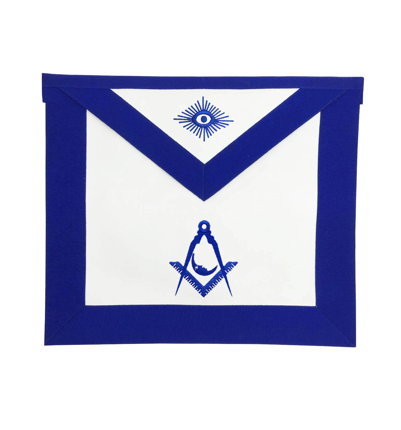 Junior Deacon Blue Lodge Officer Apron - Royal Blue - Bricks Masons