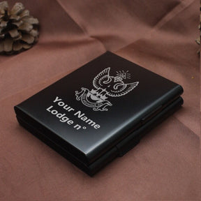 33rd Degree Scottish Rite Cigarette Case - Wings Up Various Colors - Bricks Masons