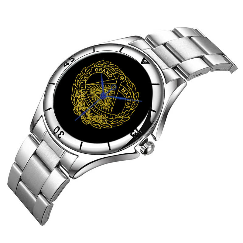 Grand Master Blue Lodge Wristwatch - Stainless Steel - Bricks Masons