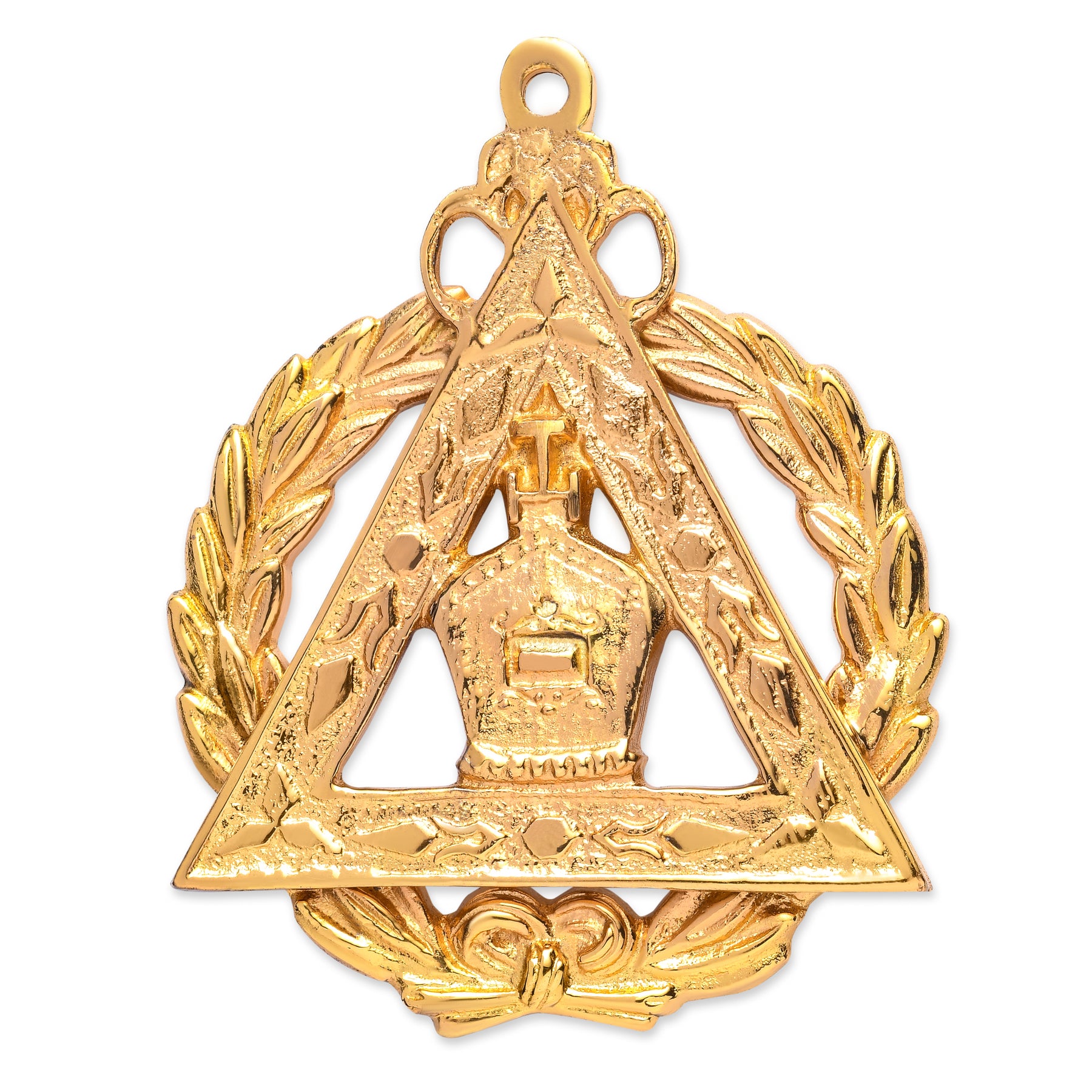 Grand Hight Priest Royal Arch Chapter Officer Collar Jewel - Gold Plated - Bricks Masons