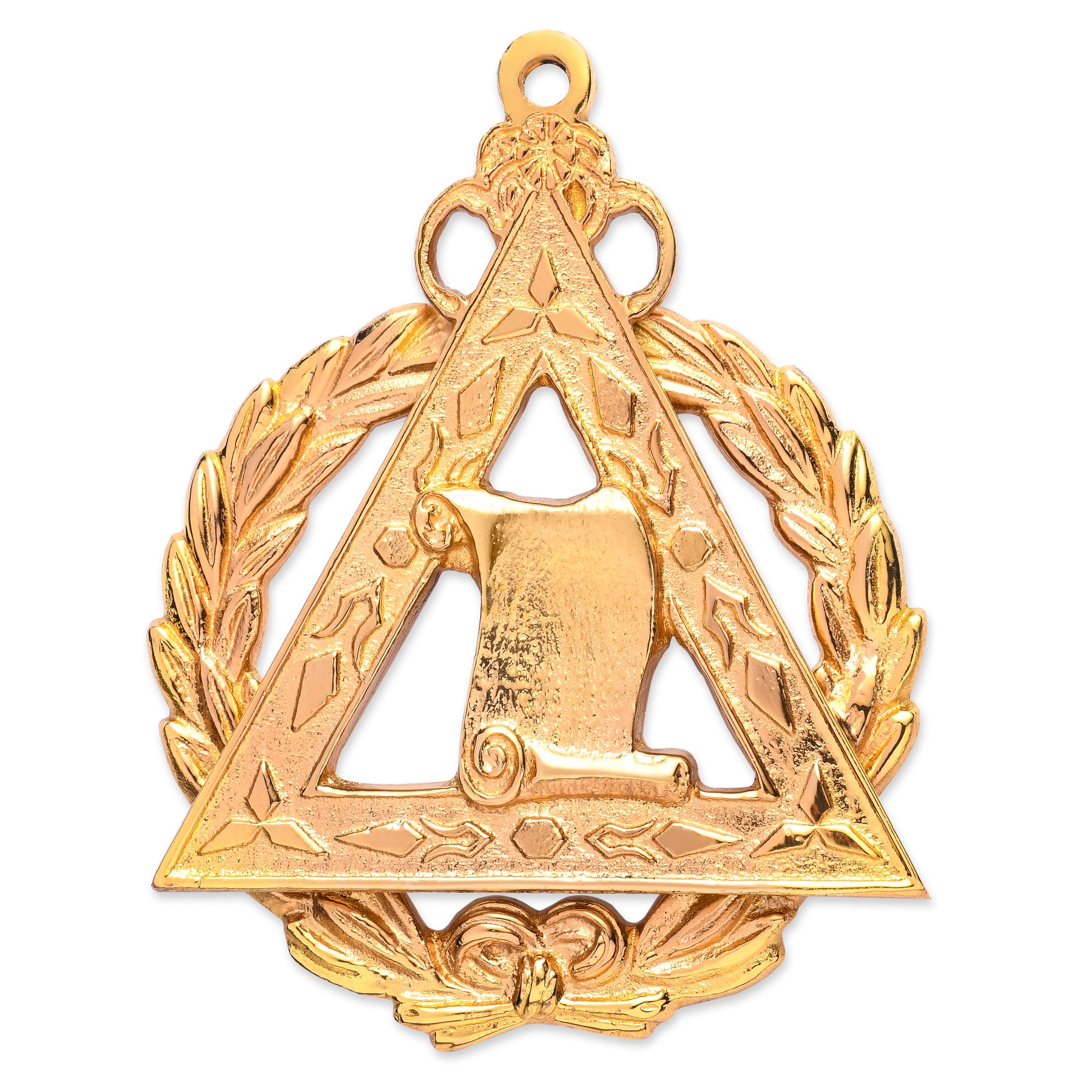 Grand Lecturer Royal Arch Chapter Officer Collar Jewel - Gold Metal - Bricks Masons